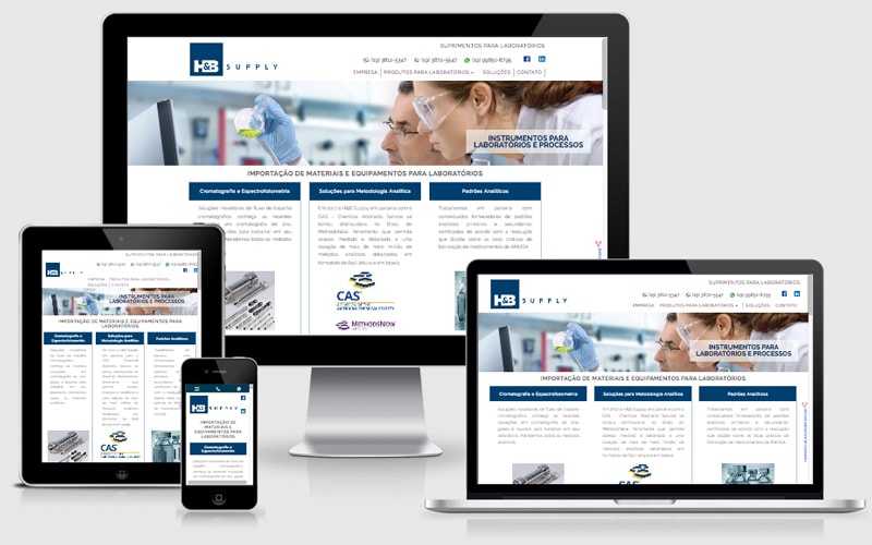 A�HB Supply � uma empresa de importa��o de materiais e equipamentos para laborat�rios. O site desenvolvido pela Agenzzia com o sistema Dinamic-Site, teve o resultado de um website moderno, r�pido e com conte�do completo para o seu p�blico-alvo.